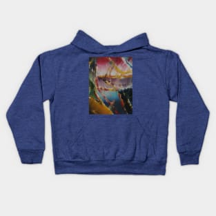 Floating Colors Kids Hoodie